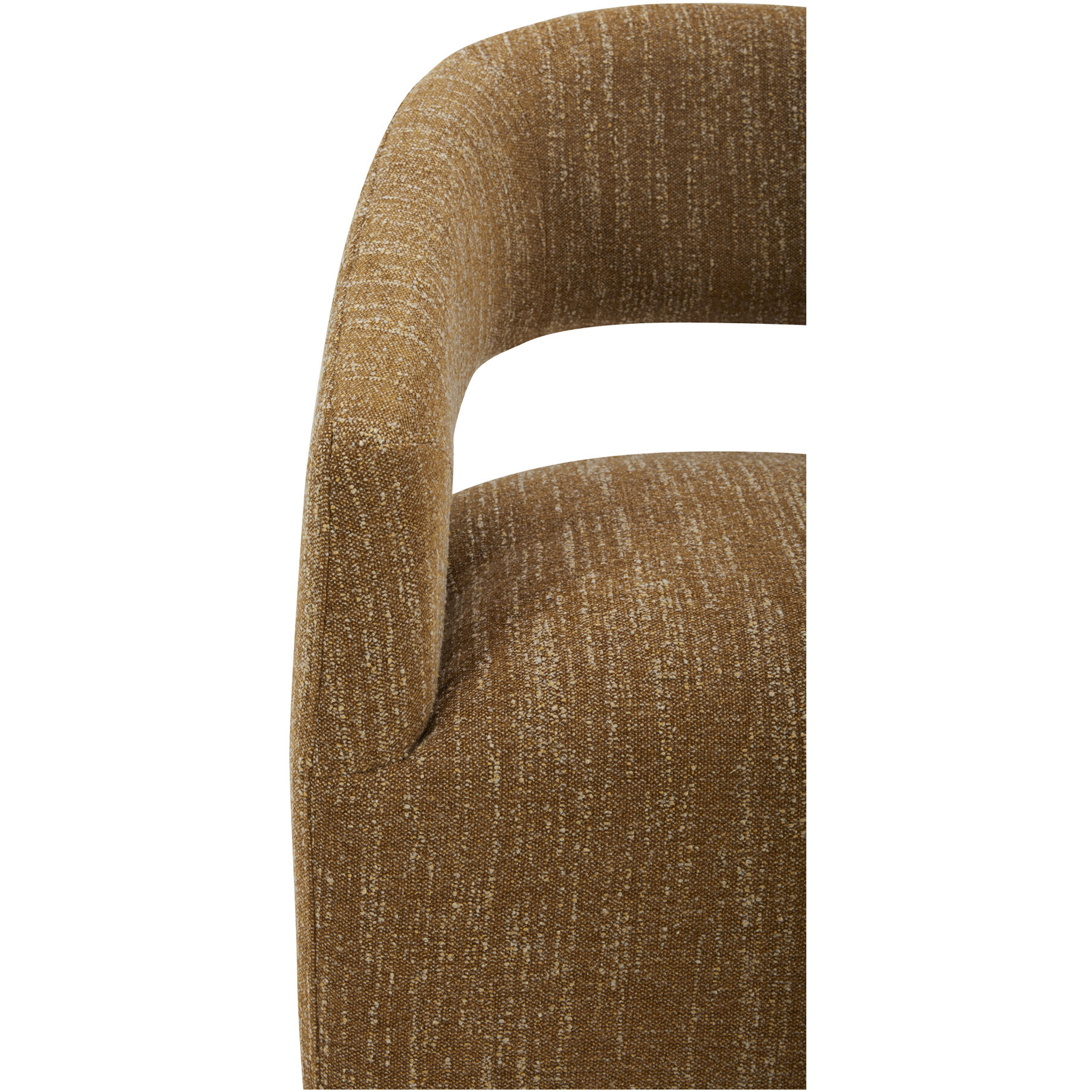 Barrow Yellow Rolling Dining Chair